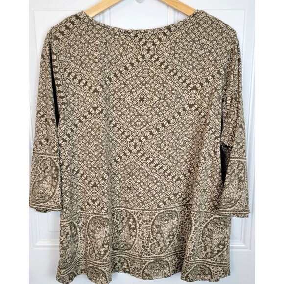 Lucky Brand Womens Plus Size Paisley Top Size 2X - Picture 7 of 7